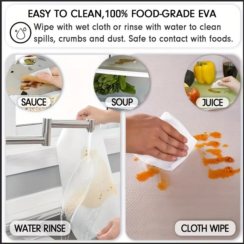 Washable EVA Waterproof Refrigerator Liner Matmold Proof Kitchen Matoil Proof Cabinet Drawer Matinsulated Refrigerator Mat