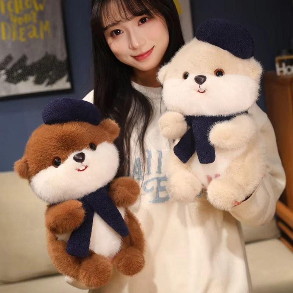 Soft Beaver Plush Doll Collection Squirrel Plush Toy Little Otter Plush Toy Home Decor