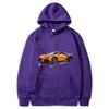 Autumn and winter sports cars, luxury cars, printed hoodies, men's and women's long sleeved streetwear, hip-hop warm hoodies