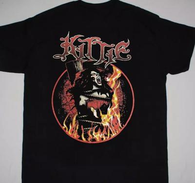 Kittie Группа Подарок для фанатов Черная унисекс футболка Все размеры от S до 4XL