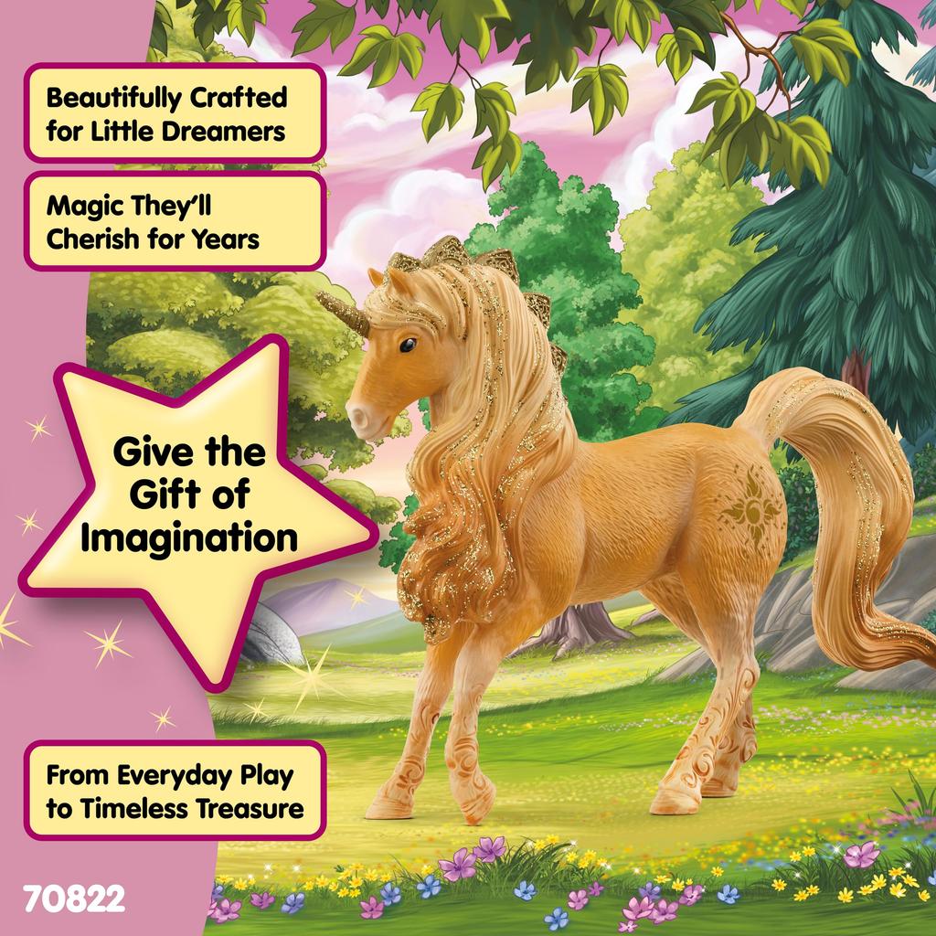 Schleich Bayara Аполлон Единорог Возраст Реалистичная Фэнтези Игрушка 70822 (мужчина) Фигура, 5+,
