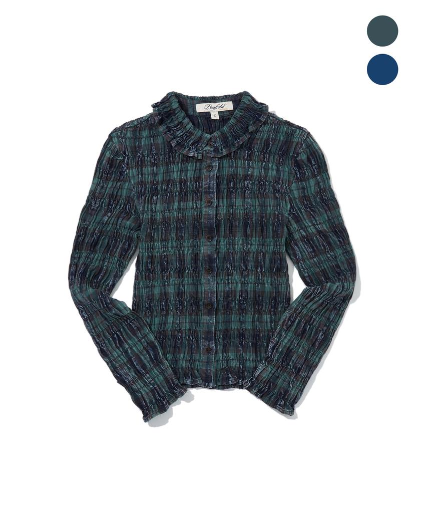 PENFIELD [Pf] Лонгслив с воротником-стойкой, стиранный_Женский_Fs3Wr10F