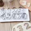 Dubonnet 9Pcs 0-9 Number Shape Cookie Biscuit Cutter Mould Stainless Steel Baking Mold