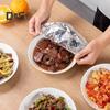 10/30/50Pcs Repeatable Aluminum Foil Insulation Cover Elastic Heat-Resistant Food Covers for Kitchen  Lock Aluminium Foil Storage Covers for Fruit