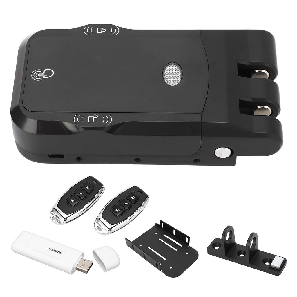 Smart Door Lock Wireless Keyless Invisible Electronic Lock Home Security Remote Control Deadbolt