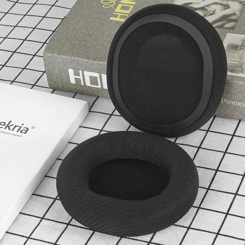 Geekria Подушечки для наушников Nova Совместимые подушечки Совместимые с подушечками для наушников Sony WH-CH700N, WH-CH710N, WH-CH720N для уха/амбушюры (Сетчатая ткань/Черный)