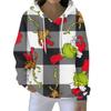 Christmas Hoodies For Women Funny Cute Printed Holiday Sweatshirt Winter Oversized Pullover Tops