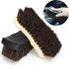 Genuine Horsehair Car Interior Leather Cleaning Brush Soft Horsehair Wheel Detailing Brushes Auto Cleaning and Washing Tools