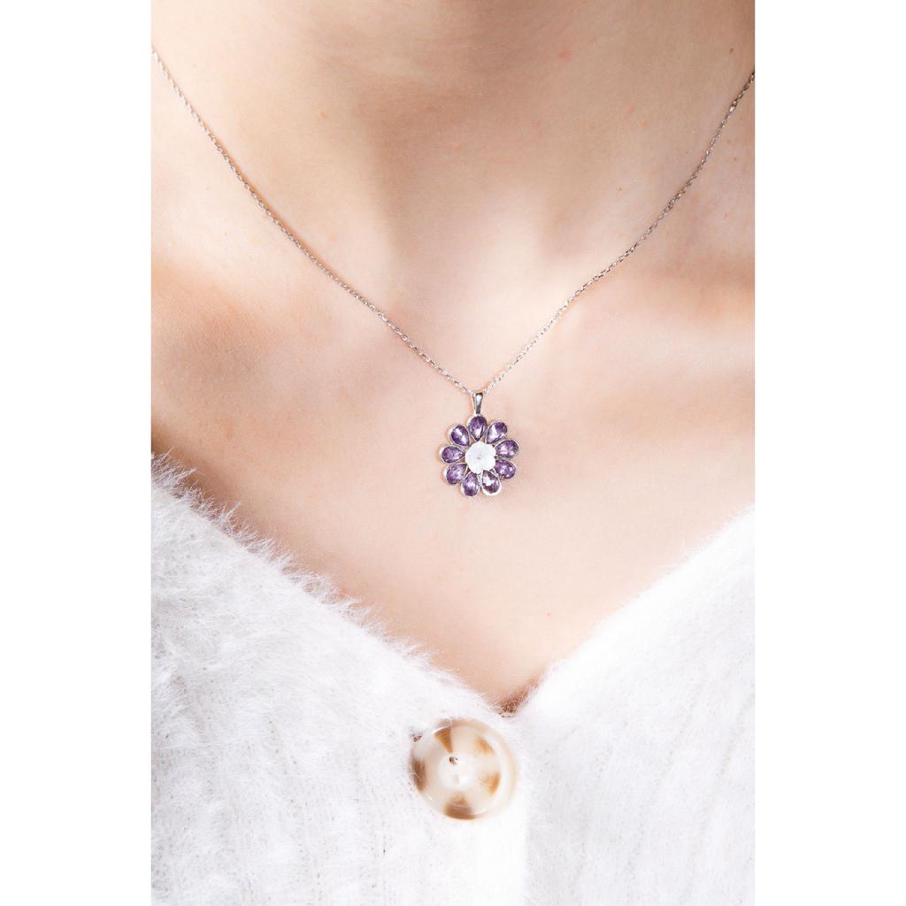 925 Sterling Silver Rose Plated Minimal Butterfly Necklace