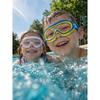 JSJM New Kids Swim Goggles Set Anti-Fog Leak-Proof Large Frame Swim Glasses with Nose Clip Ear Plugs for Boys Girls Ages 3-152