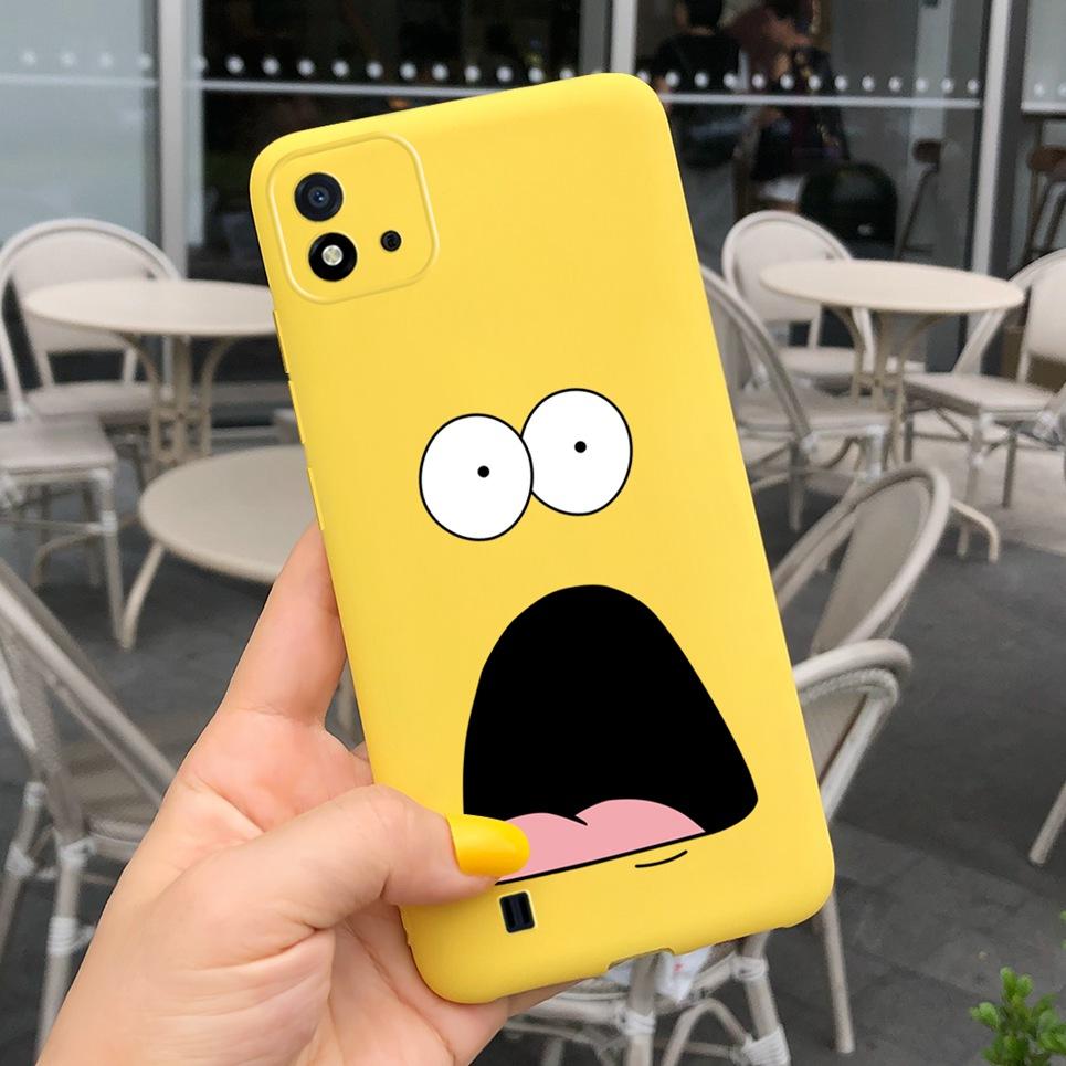 Канди Чехол для телефона Для Realme C11 2021 Чехол 6.52" Мультяшный Детский Девочка Задняя крышка Оболочка Для Oppo Realme C11 C 11 RMX3231 Силиконовый
