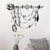 Black Arrow Feather Hominid Jungle Wall Stickers Wall Stickers Removable For Bedroom Living Room Foyer Decoration Wall Decals