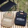 Сумка для хранения походной посуды для кемпинга, ручная сумка для посуды для кемпинга, барбекю, походных кухонных принадлежностей, сумка-корзина для столовых приборов для кемпинга, путешествий