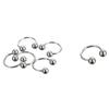 Mixed Titanium Steel Body Piercing Jewelry Tongue Lip Eyebrow Nose Stud Belly Ring 85pcs/Set