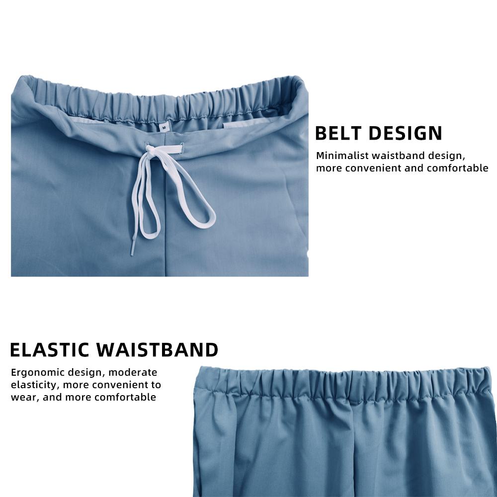 Women Men Hospital Working Scrubs Set Operating Room Scrubs Medical Uniform Medical Supplies Workwear Dental Surgery Nurse Suits