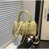 Бренд Classic Bost Сумка-подушка Ретро Сумка на плечо/через плечо в мотоциклетном стиле Большая вместимость Простая однотонная сумка-тоут Новая