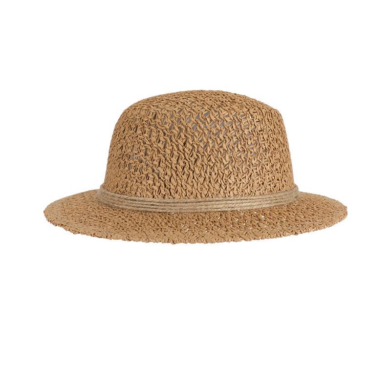 Summer Straw Hat With Large Brim For Sunshade And Ventilation For Casual Outdoor Wear