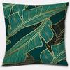 Simple Leaf Flower Pillowcase Office Living Room Home Pillowcase Car Ornaments