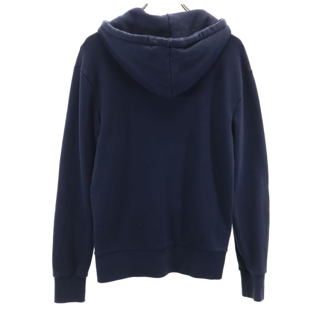 Maison Kitsune Сделано в Португалии Толстовка с капюшоном на молнии с длинным рукавом XS Темно-синий Мужская Б/у