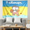 Cartoon T-T'choupi Tapestry for Bedroom Aesthetic Classroom Tapestries Wall Hanging for Living Room Dorm Office,Ideal Creative Gift