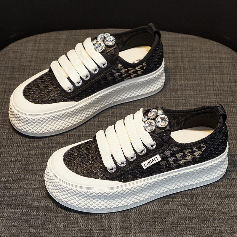 Толстая подошва маленькие белые туфли спортивная обувь для отдыха кексовая тарелка обувь