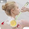 Double-Sided Soft Bristle Shower & Bath Brush with Long Handle