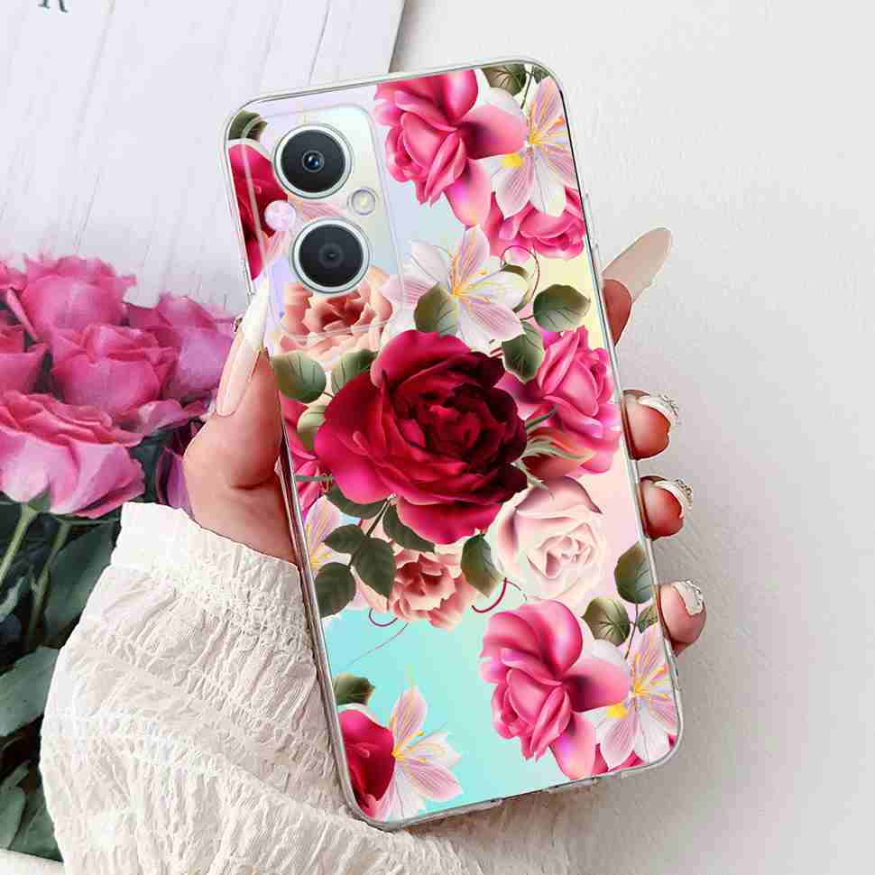 Для Oppo A96 5G 6.43" PFUM10 Чехол PHA120 Роскошный Любовь Милый Кот ТПУ Мягкий Силиконовый Чехол Для Oppo Reno7 Z 5G CPH2343 Корпус Телефона