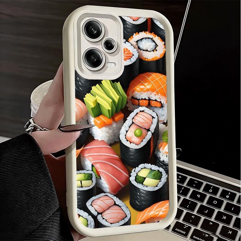 Phone Case for Xiaomi Redmi Note 15 14 13 Pro Plus Delicious Sushi Bento Shell 12S 11 11S 11T 5G 14S Soft Silicone Funda