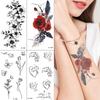 Cartoon Tattoo Sticker Waterproof Flower Temporary Tattoo
