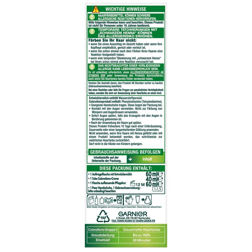Garnier - Coloration Permanente Nutrisse Ultra Crème -