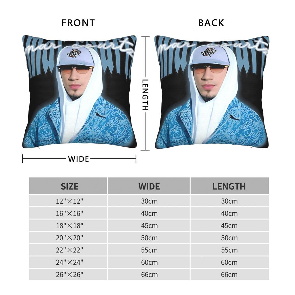 Omar Courtz Singer Pillow Case Graphic Pillow Cover For Living Room Chair Kawaii Cushion Cover