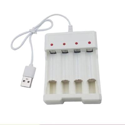 4-слотовое USB зарядное устройство для аккумуляторов AA и 3A с быстрой зарядкой и множественной защитой