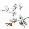 Removable 3D Tree Birds Mirror Wall Stickers DIY Art Decal Home Decor-Mural