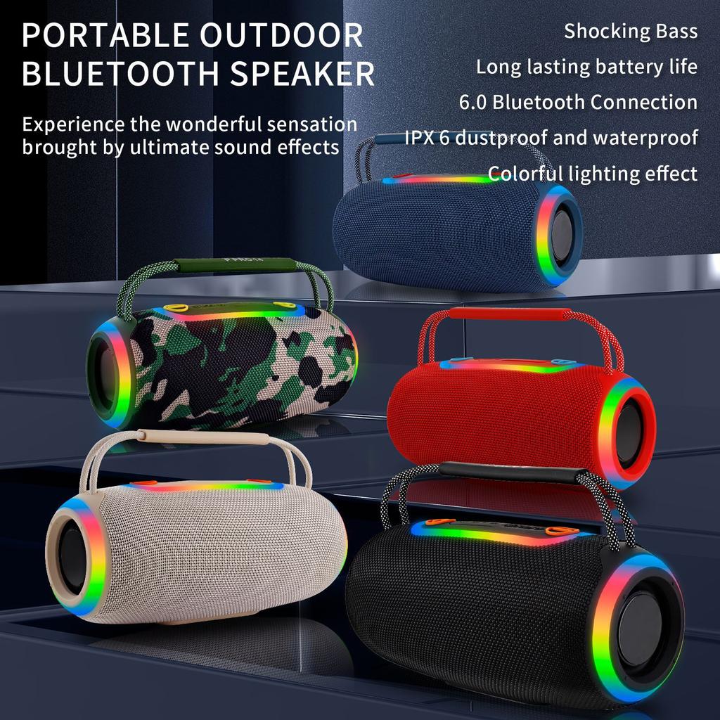 PRO Series 14 Bluetooth Speaker RGB Light Portable Desktop Outdoor Subwoofer High Power Speaker
