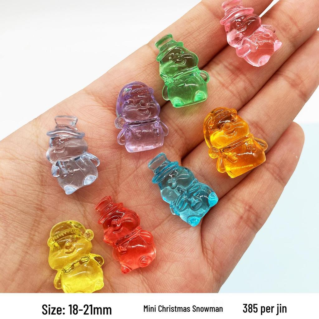 Colorful Mini Acrylic Milk Bottle Cartoon Ornaments - Cute Handmade DIY Decorative Accessories