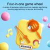 1 Set Chicken Launching Fishing Toy Rotating Turntable Cartoon Chick Bounce Catch Board Game Interactive Toddlers Educational Electric Animal Ejecting