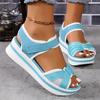 Women's Fashion Sports Sandals Solid Color Open Toe Casual Comfort Breathable Outdoor Footwear