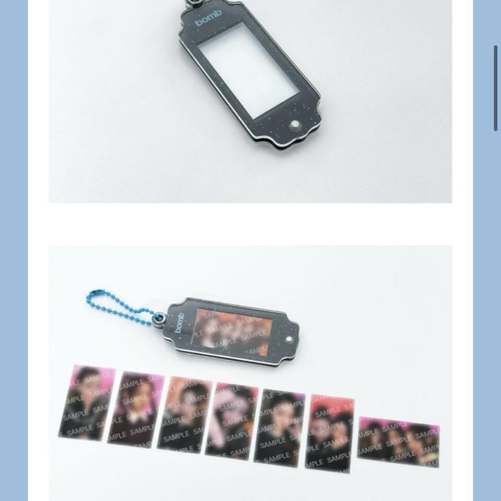 [USED] ILLIT Bomb Korean Popup Name Tag Keychain
