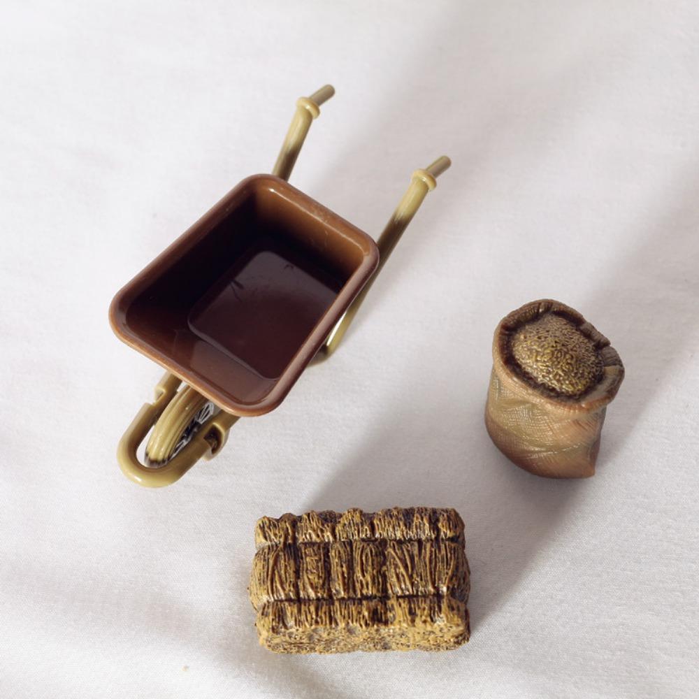 Vegetable Field Dollhouse Simulation Vegetable Farm Mini Farm Miniature Planting Tools  Kids Gift