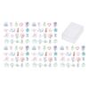 100 Counts Animal Shaped Paperclips Coated Assorted Color Cute Shaped Bookmark Paper Clips for Stude