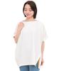 Titicaca Sakariba Shoulder Chirori Dolman Short Free OSJBC115 Pullover, Sleeve, One-Point Slit, Women's, Size, Ivory,