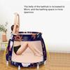 Portable Adult Bathtub 27" X 25 Folding Freestanding Bathtub Eco-friendly Soaking Shower Bathtub with Thermal Insulating Foam Family Bathroom