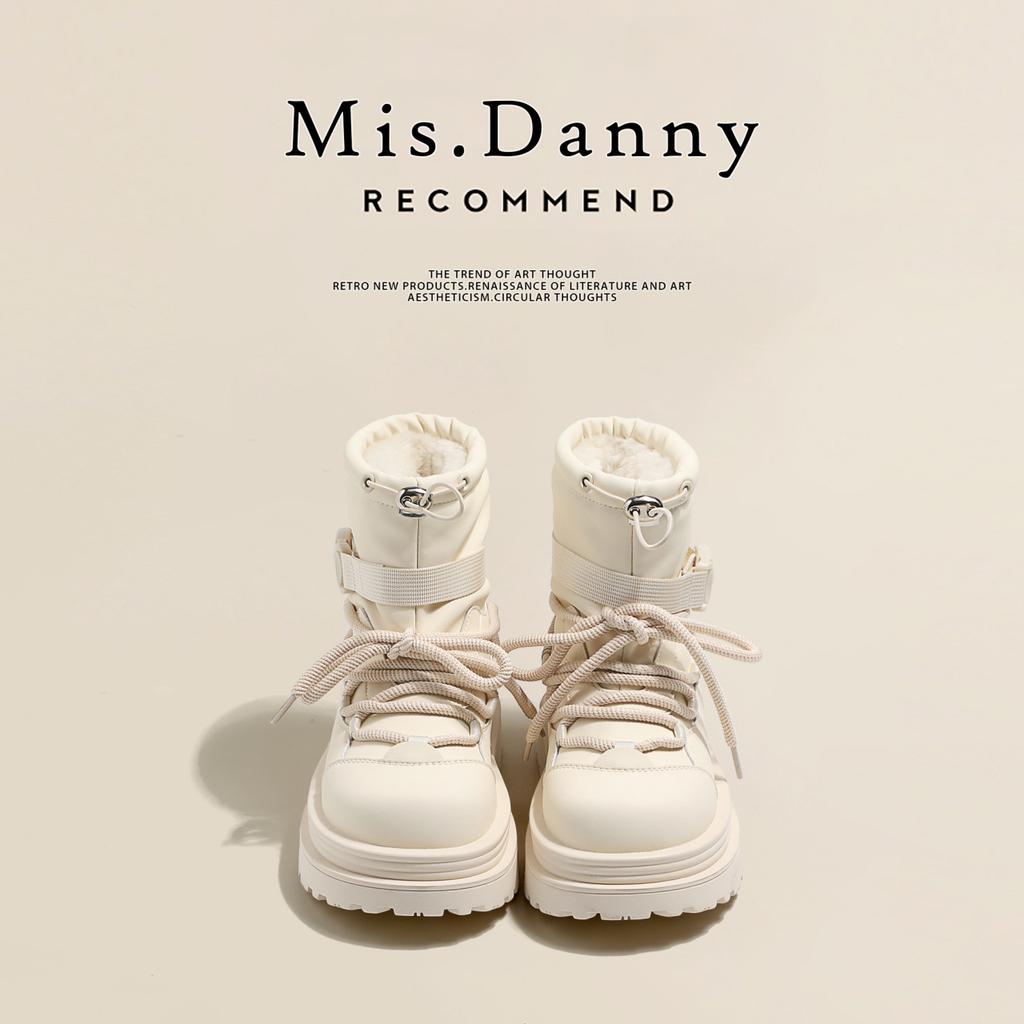 Мода Мода Высококачественная Женская Обувь 2025 Зима Новые Женские Ботинки Мягкая Подошва Противоскользящие Женские Ботильоны Простые Женские Зимние Ботинки