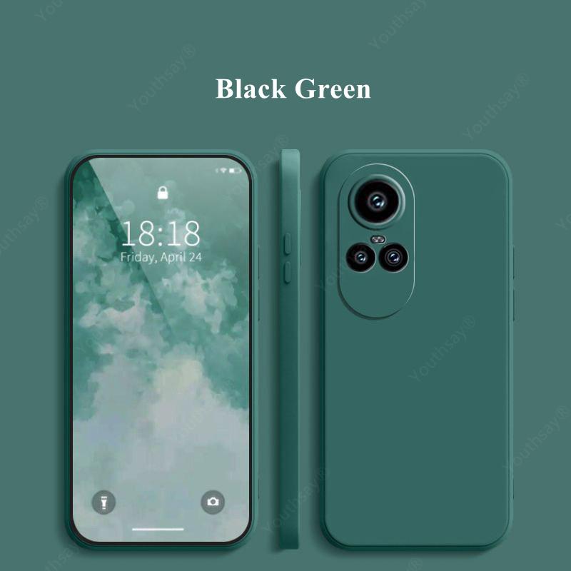 Жидкий силиконовый чехол для OPPO Reno 10 5G чехол Reno 10 Pro чехол Funda Coque мягкий бампер для телефона TPU для Reno 10