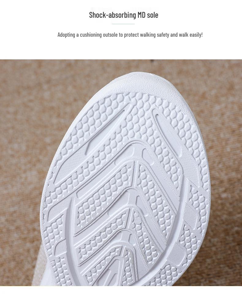Женские летние дышащие сетчатые кроссовки на мягкой толстой подошве
