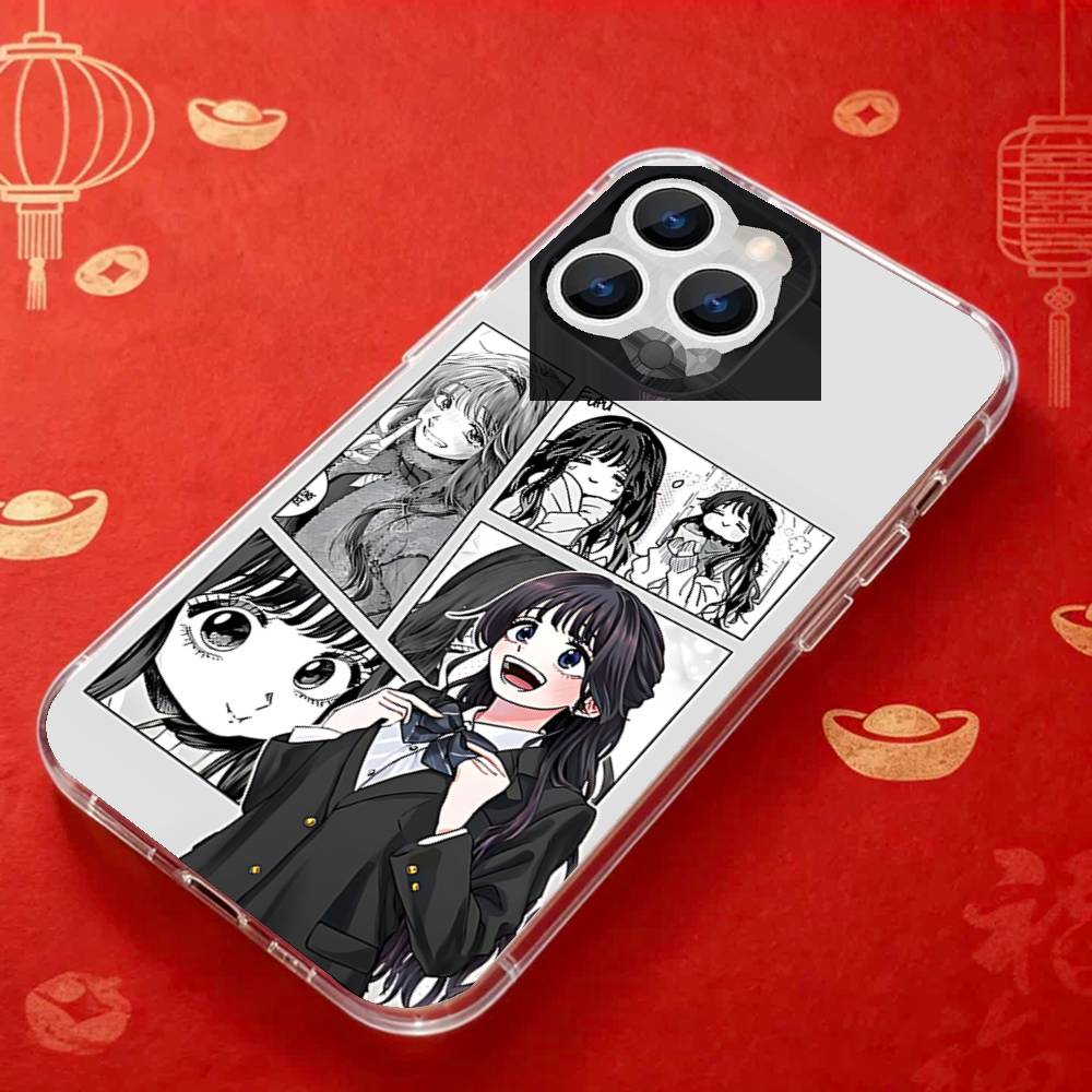 АНIME Kaoruko W-Waguri Прозрачный чехол для телефона подходит для iPhone 11 12 13 14 15 16 17 Pro Max Plus X XS XR SE E Mini Защитный чехол