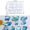 Epoxy Resin 3D Silicone Mold for Irregular Mini Facet Gemstone DIY Crafts Jewelry Pendant Ornament Making Mould