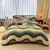 High Quality 100% Cotton Duvet Cover Set Modern Striped Printed Bedding Set Queen King Soft Quilt Cover Bed Sheet Pillow Cases