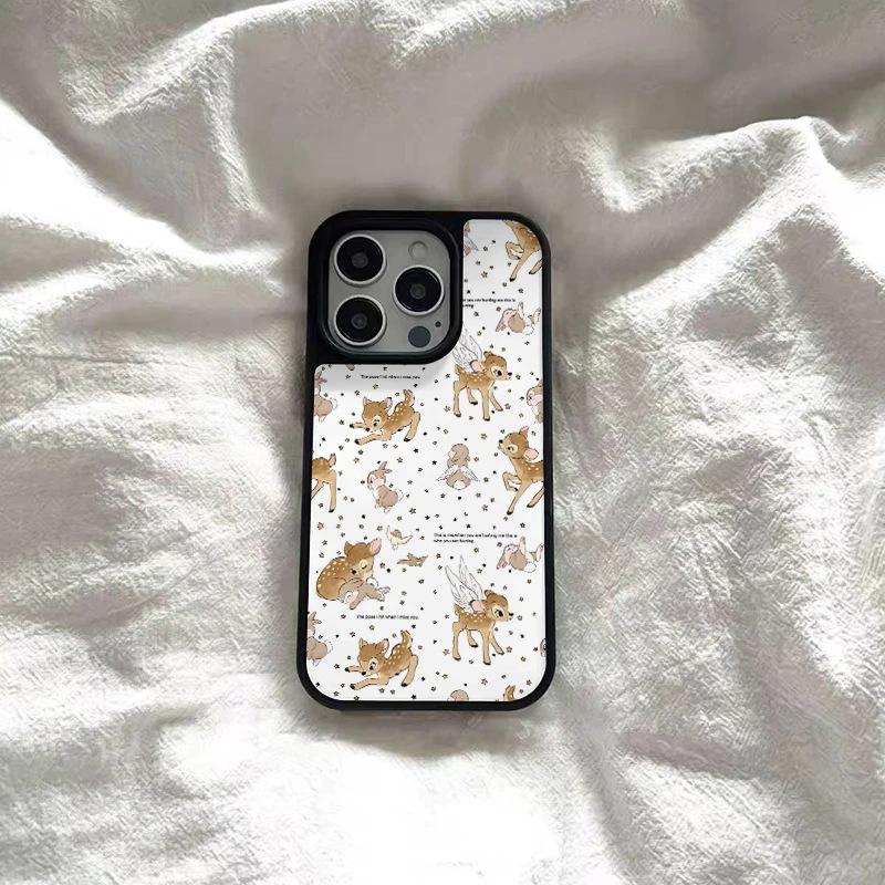 Милый звездный олень, подходит для чехла на мобильный телефон iPhone17Pro 16 новый 13 матовый ПК12 женский 14 жесткий чехол Air