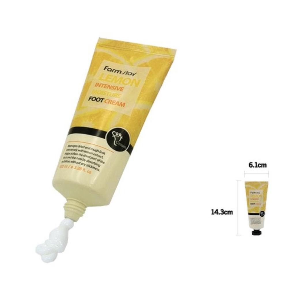 FARM STAY Интенсивный увлажняющий крем для ног «Лимон» 100 мл (3 варианта)